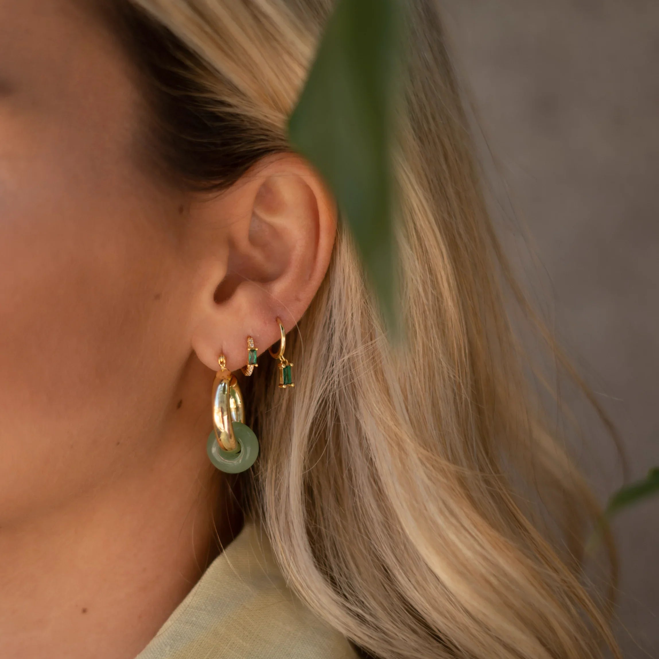 BURCU HOOPS 1,1CM - MULTIPLE COLORS