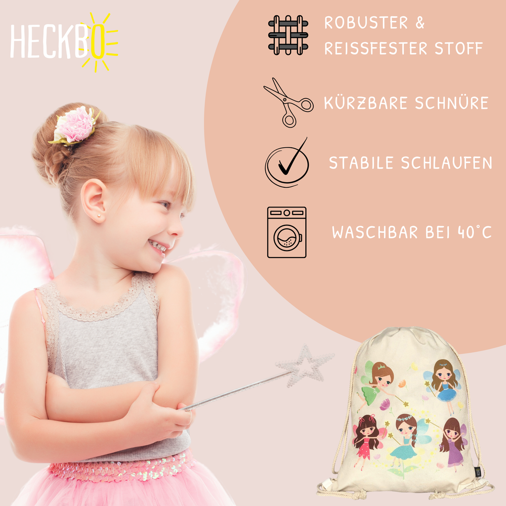 Kinder Turnbeutel Fee