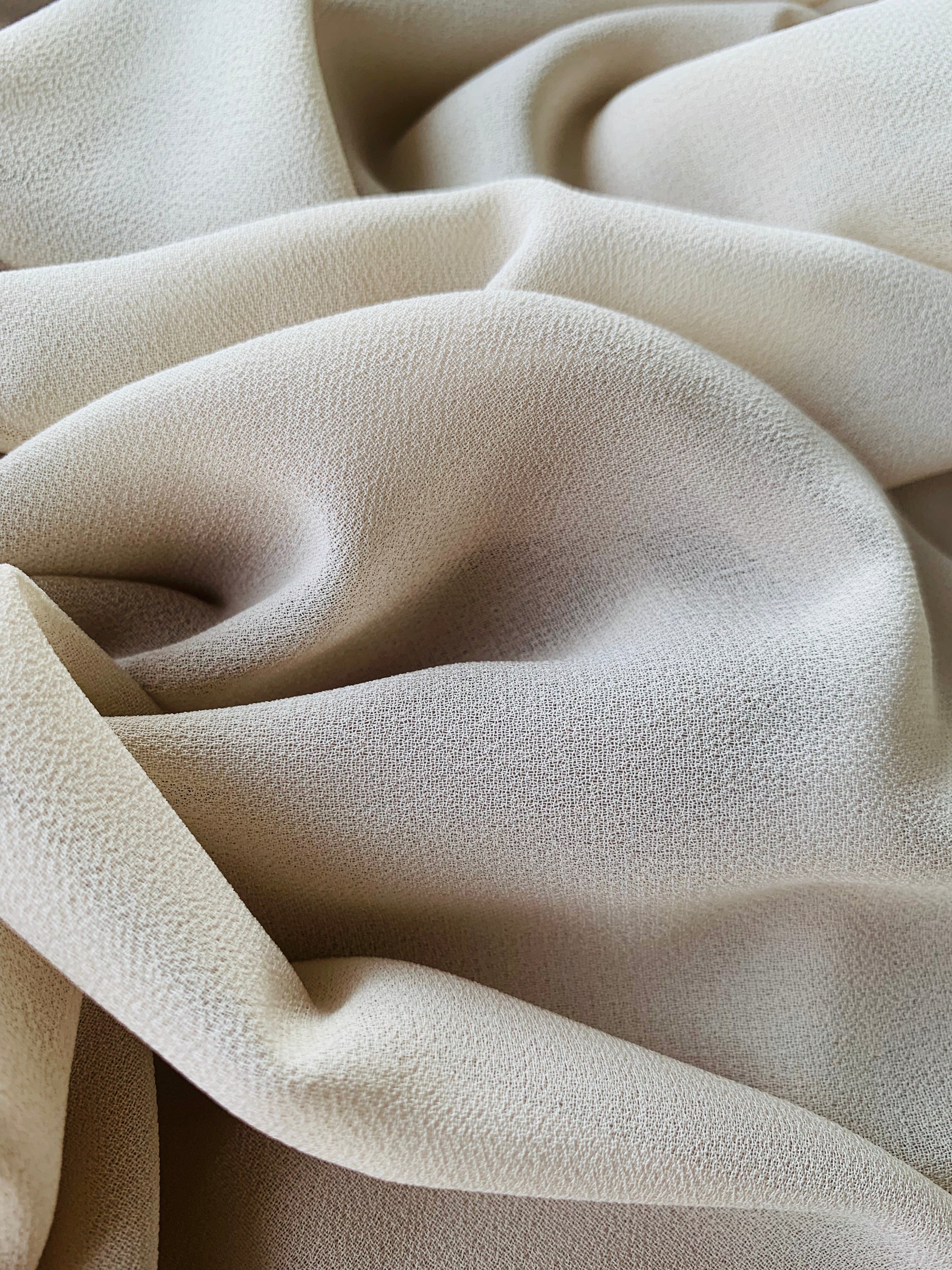 Stark White Premium Chiffon hijab