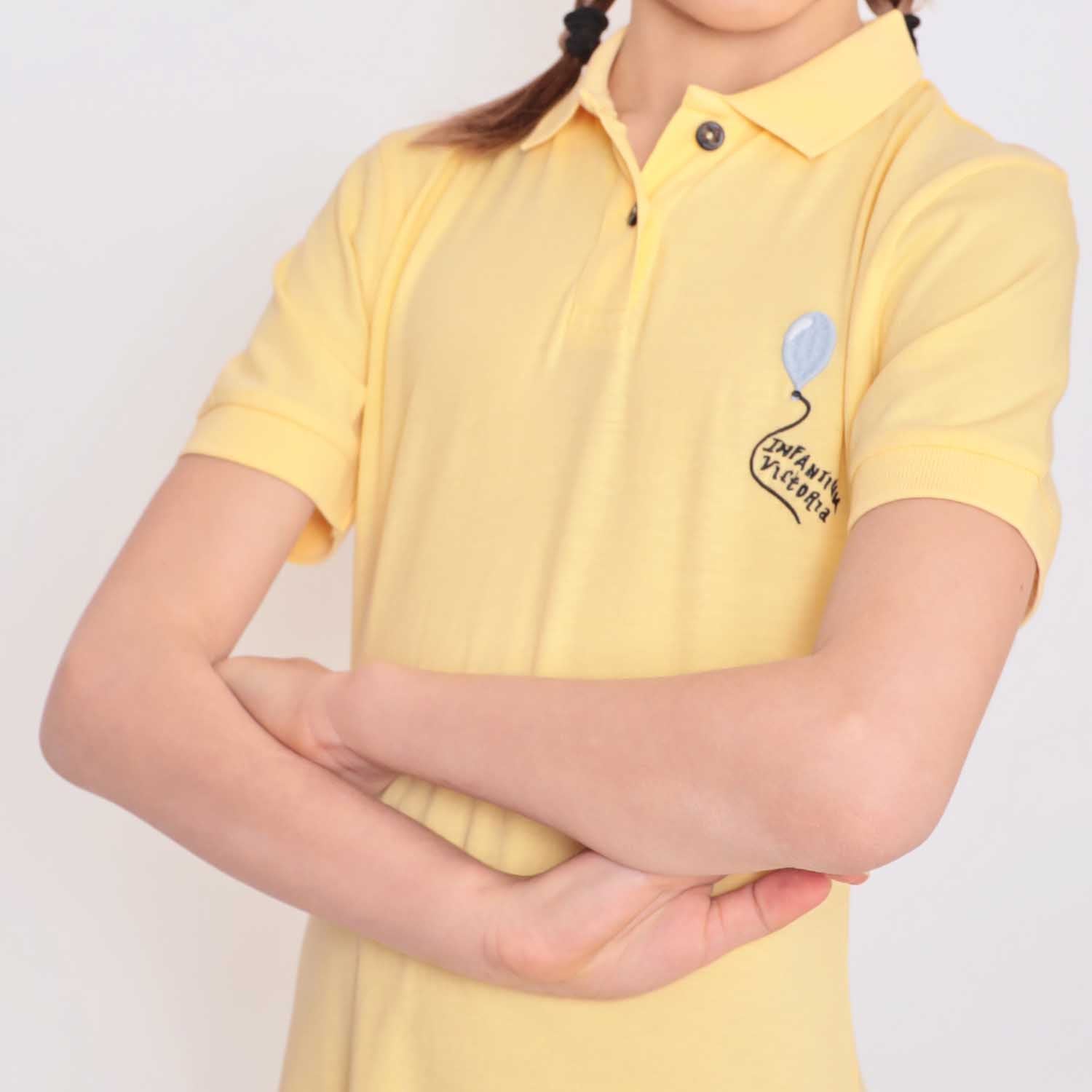 Yellow Polo Dress for Girls