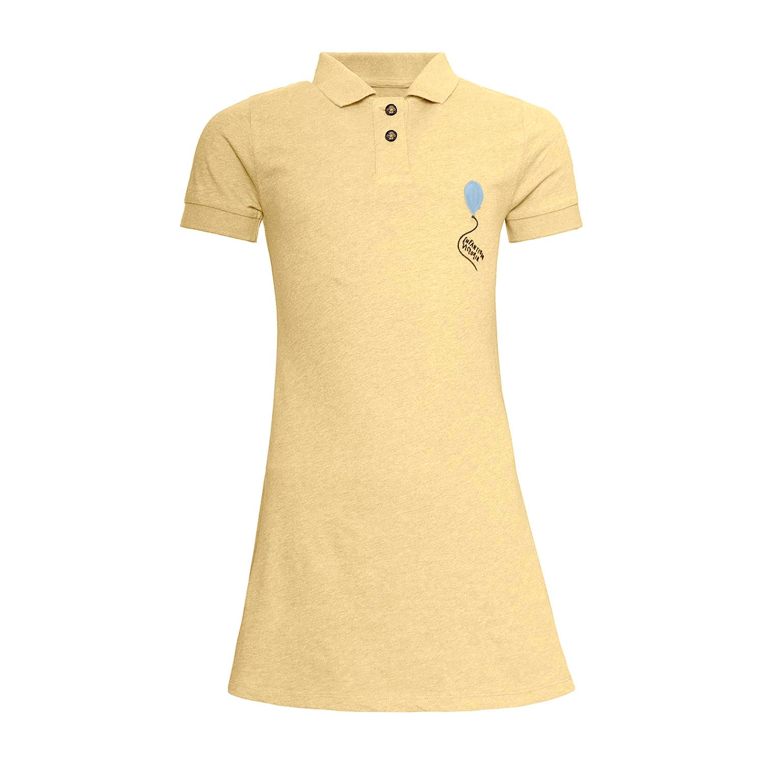 Yellow Polo Dress for Girls